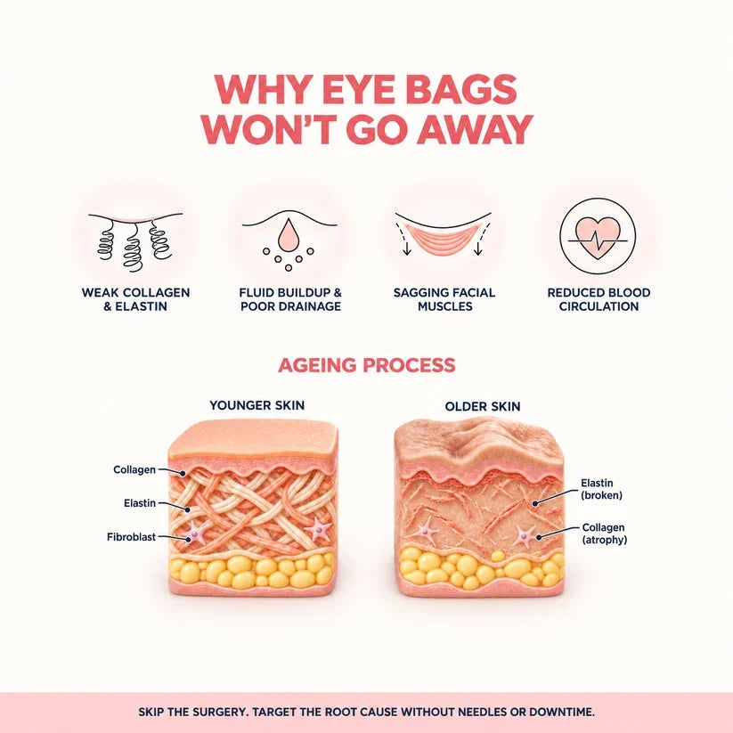 Eyloria® 2-in-1 Red Light Therapy + EMS To Erase Eye Bags