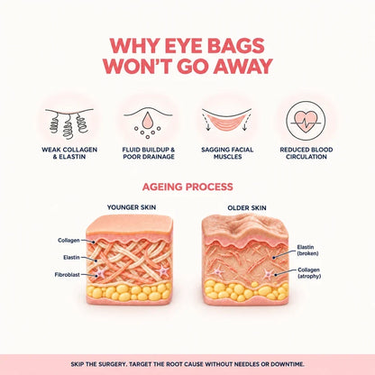Eyloria® 2-in-1 Red Light Therapy + EMS To Erase Eye Bags